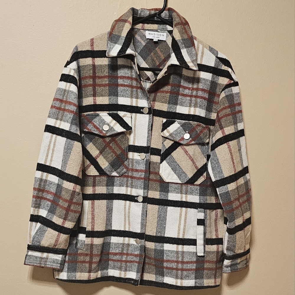 MADISON The Label Plaid Jacket, Sz.XS B20